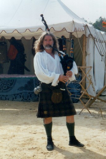Bagpipes at a Renfaire