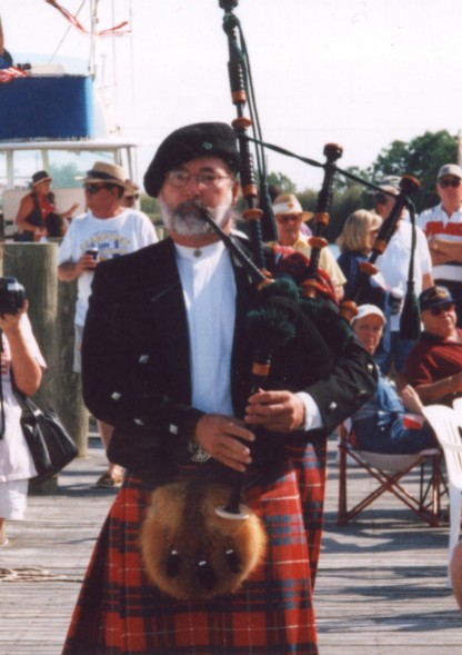 Bagpipes at Memorioal Day Celebration